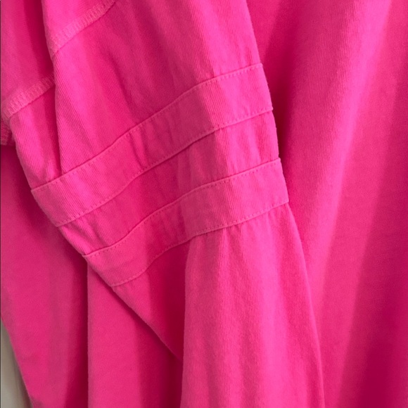 Free People Hot Pink Long Sleeve Top - Picture 3 of 9